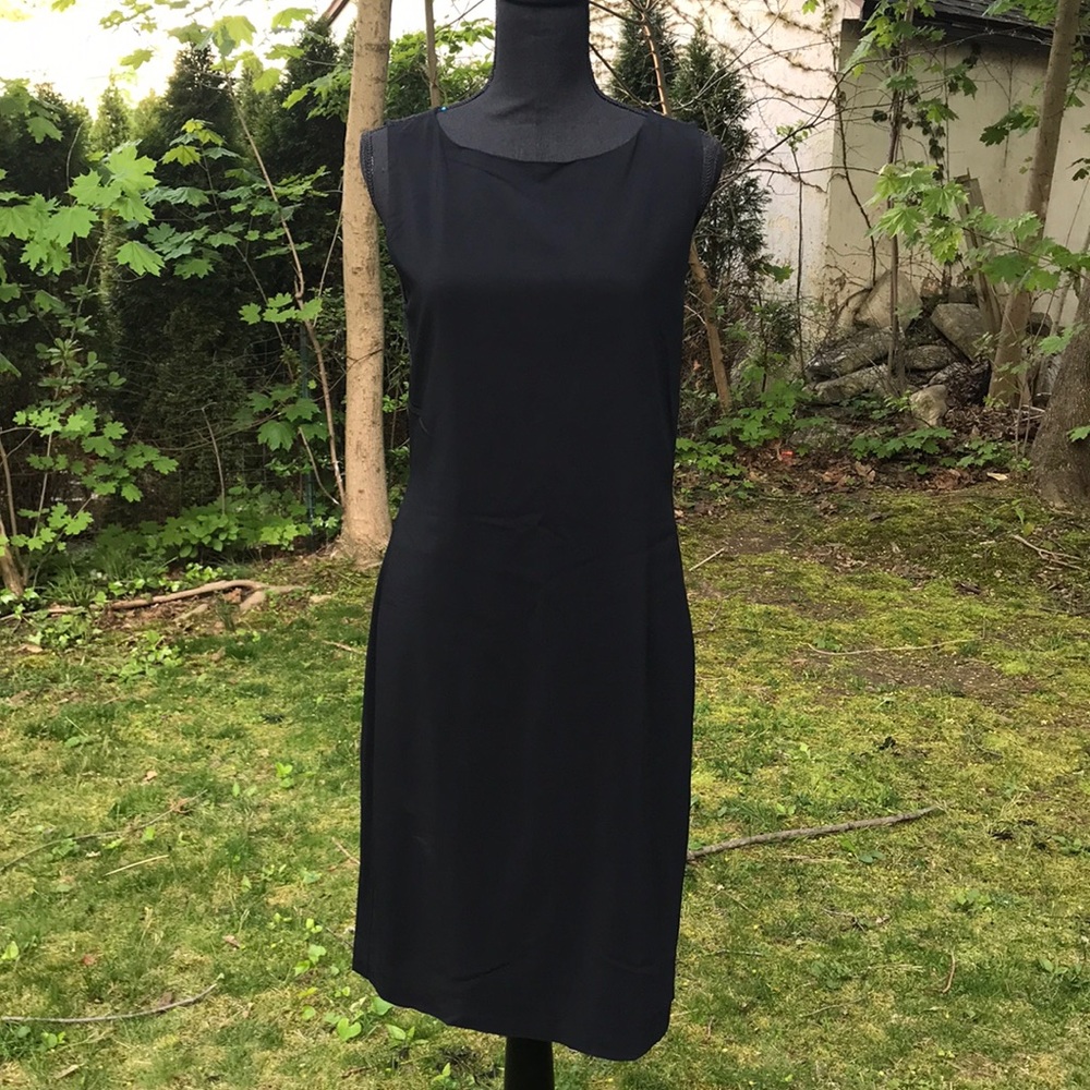 Moschino embroidered back dress